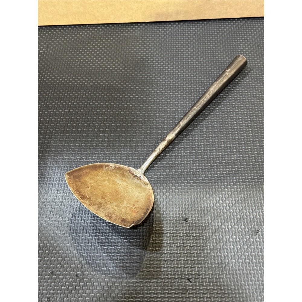 Vintage Metal Spatula Wok Turner Kitchen Utensil | 12"